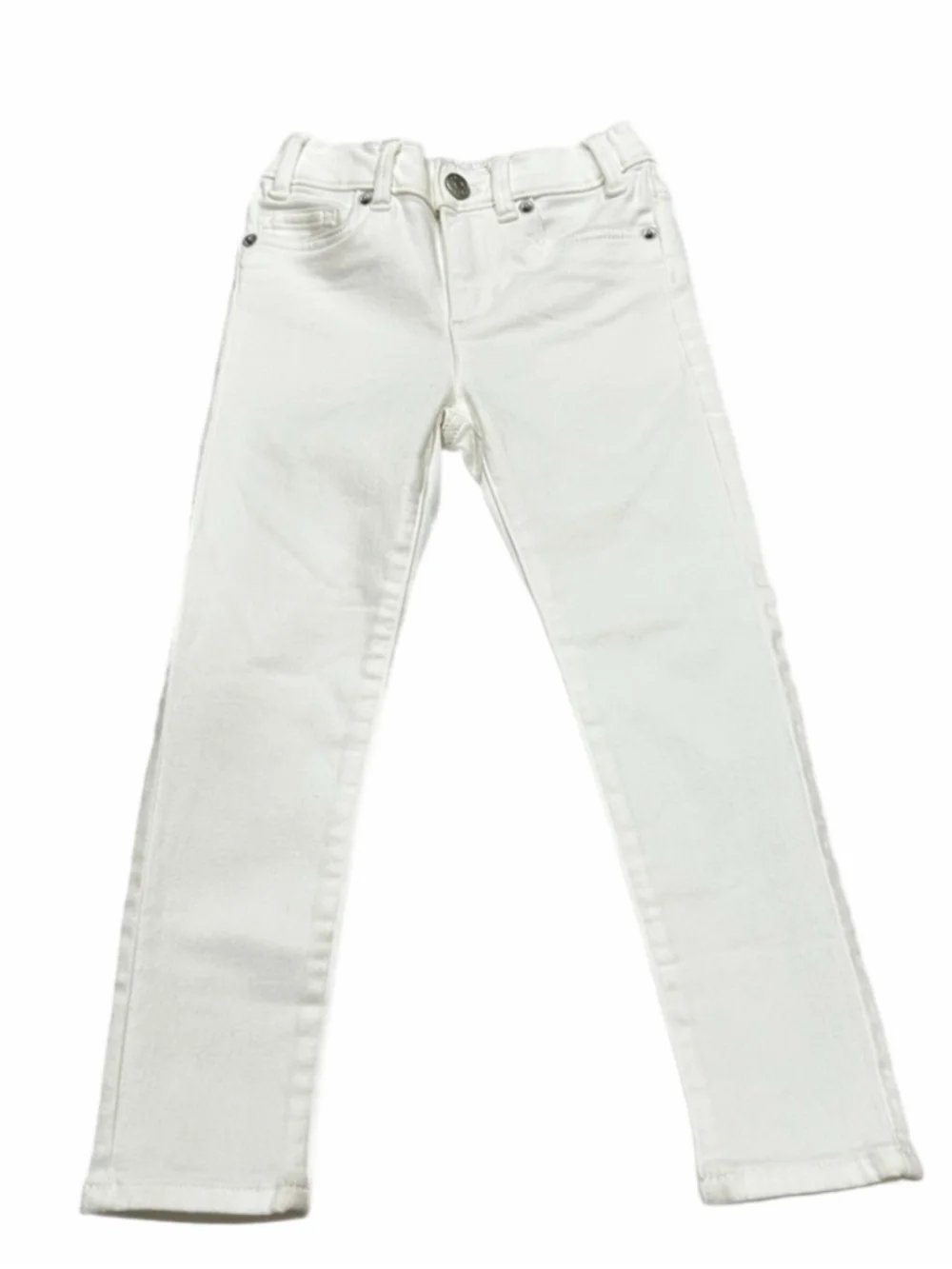 NWT Crewcuts girls white skinny jeans size 5